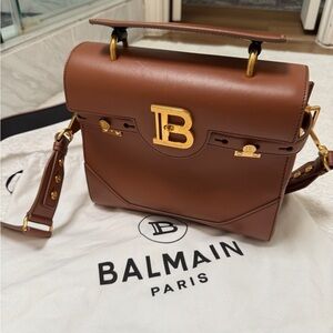 Balmain Brown Leather Bag